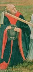 Altartavla av Vår Fru av snön, ca 1519 olja på panel detalj av 626